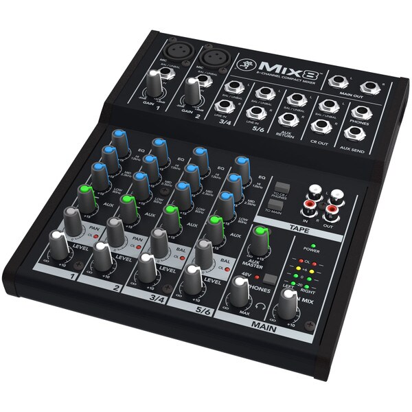 Main product image for Mackie Mix8 8-Channel Compact Mixer249-560